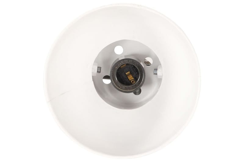Gulvlampe med 2 lampeskjermer hvit E27 støpejern - Hvit - Belysning - Innendørsbelysning & Lamper - Gulvlampe