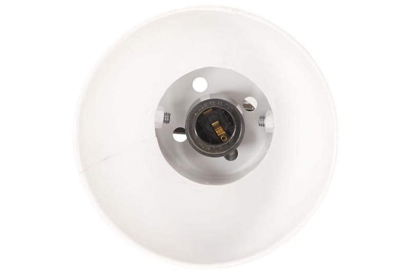 Gulvlampe med 2 lampeskjermer hvit E27 støpejern - Hvit - Soveromslampe - Stuelampe - Gulvlampe