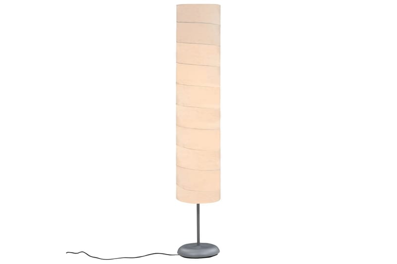 Gulvlampe med stativ 121 cm hvit E27 - Soveromslampe - Stuelampe - Gulvlampe - Rislampe