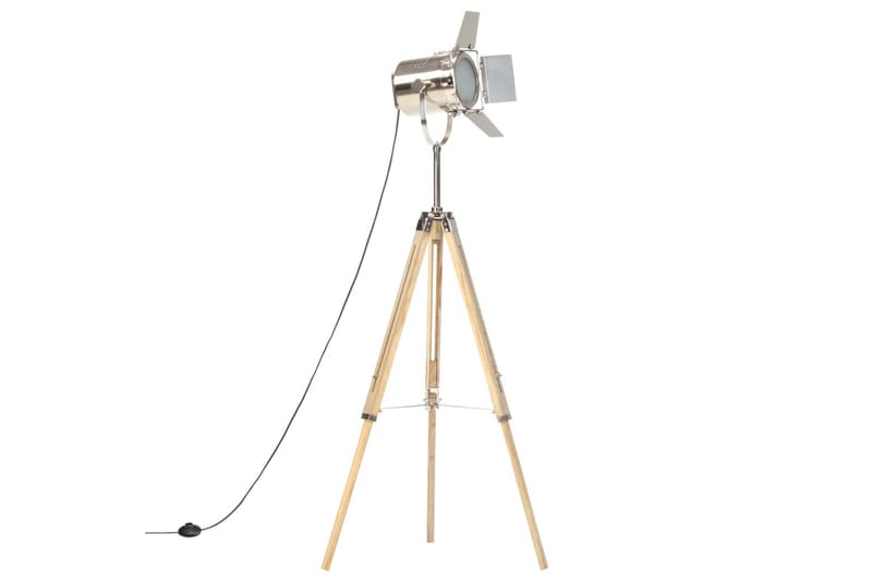 Gulvlampe med stativ heltre mango 140 cm - Belysning - Innendørsbelysning & Lamper - Gulvlampe