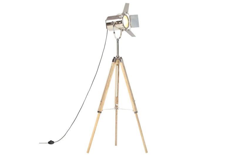 Gulvlampe med stativ heltre mango 140 cm - Belysning - Innendørsbelysning & Lamper - Gulvlampe