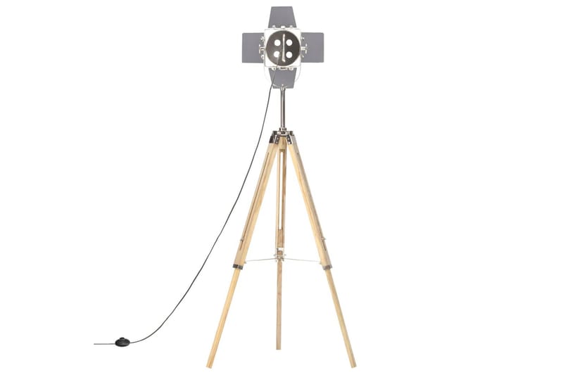 Gulvlampe med stativ heltre mango 140 cm - Belysning - Innendørsbelysning & Lamper - Gulvlampe