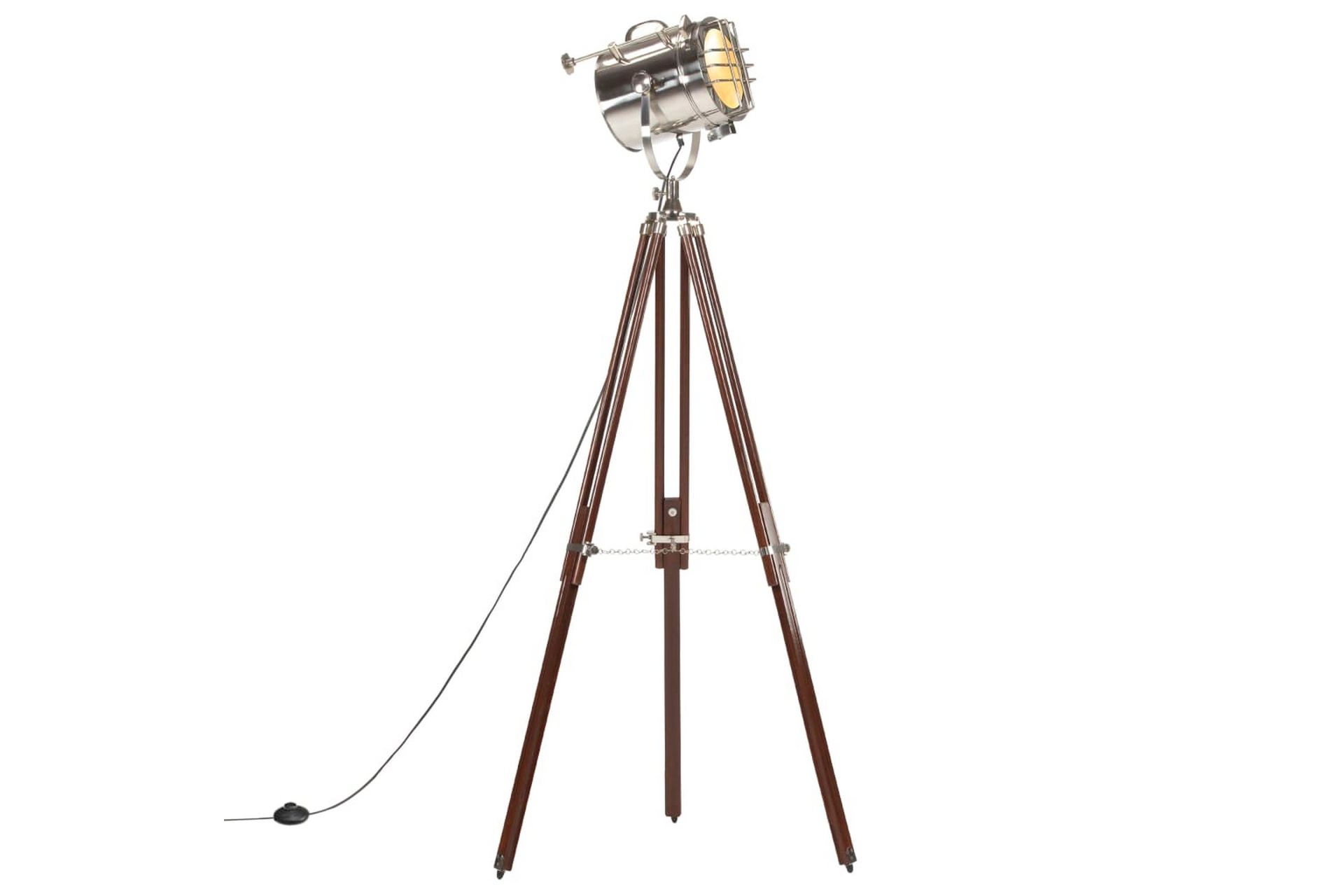 Gulvlampe med stativ heltre mango 180 cm - Belysning - Innendørsbelysning & Lamper - Gulvlampe