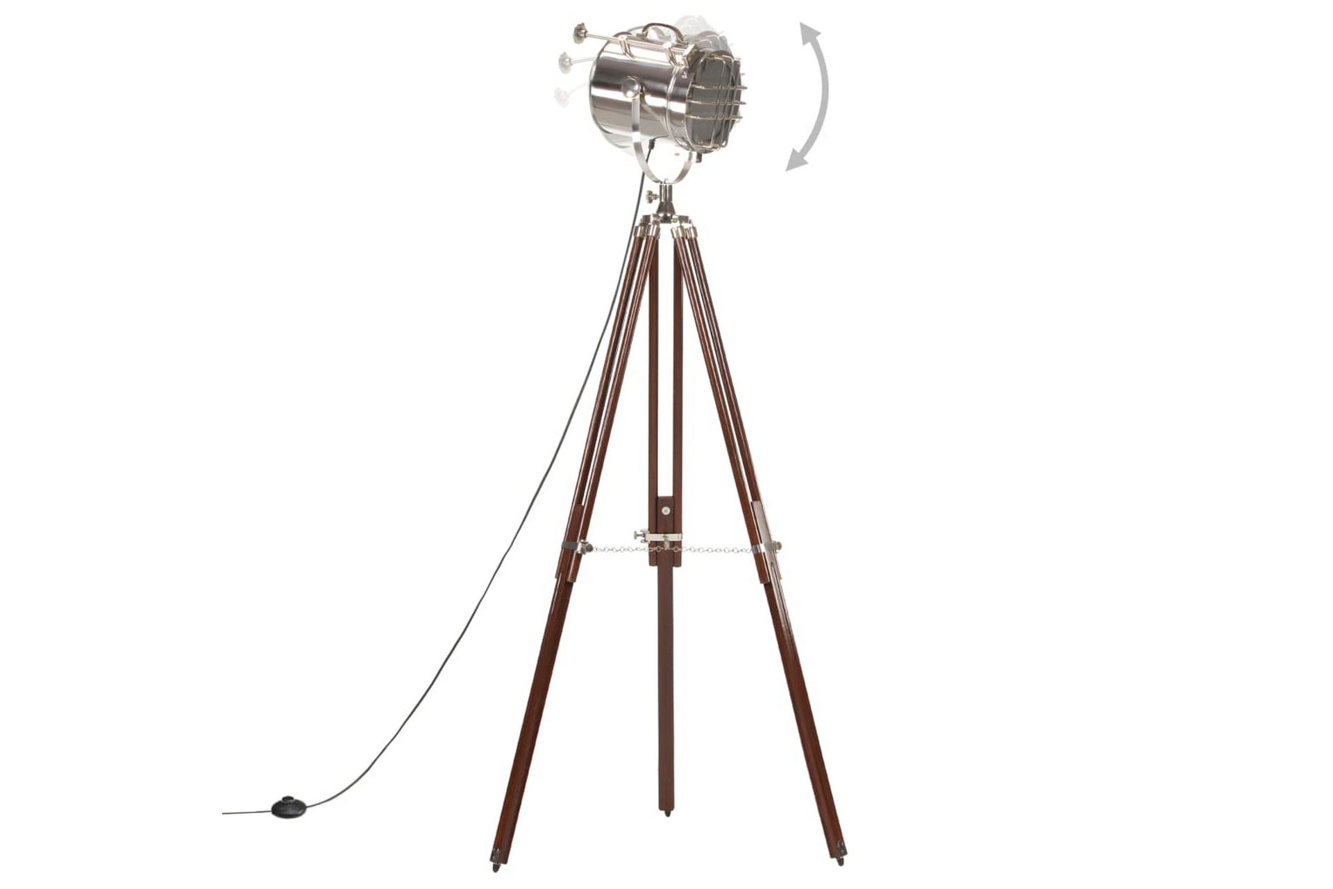 Gulvlampe med stativ heltre mango 180 cm - Belysning - Innendørsbelysning & Lamper - Gulvlampe