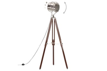 Gulvlampe med stativ heltre mango 180 cm - Belysning - Innendørsbelysning & Lamper - Gulvlampe
