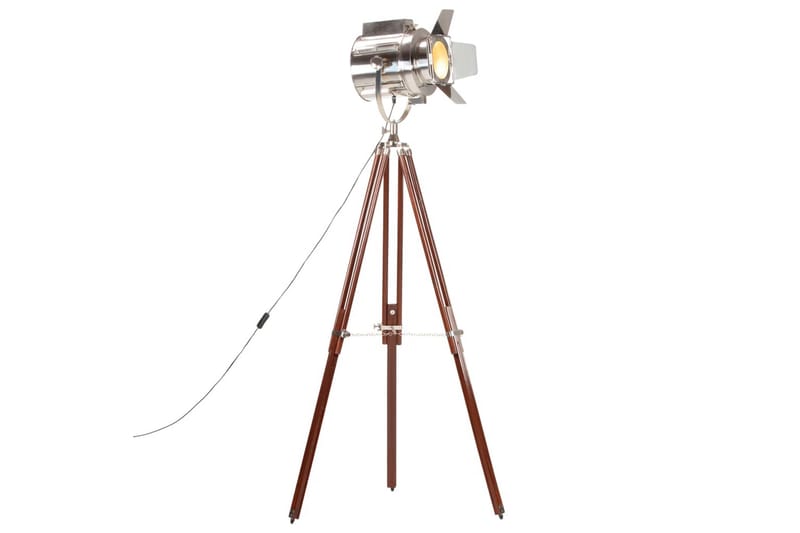 Gulvlampe med stativ heltre mango 180 cm - Belysning - Innendørsbelysning & Lamper - Gulvlampe