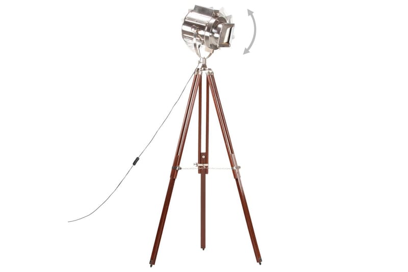 Gulvlampe med stativ heltre mango 180 cm - Belysning - Innendørsbelysning & Lamper - Gulvlampe