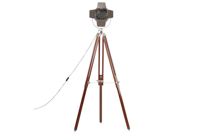 Gulvlampe med stativ heltre mango 180 cm - Belysning - Innendørsbelysning & Lamper - Gulvlampe