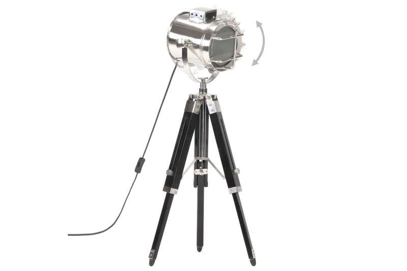 Gulvlampe med stativ heltre mango 69 cm svart - Belysning - Innendørsbelysning & Lamper - Gulvlampe