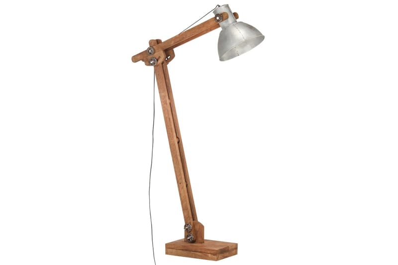 Gulvlampe sølv heltre mango E27 - Silver - Belysning - Innendørsbelysning & Lamper - Gulvlampe
