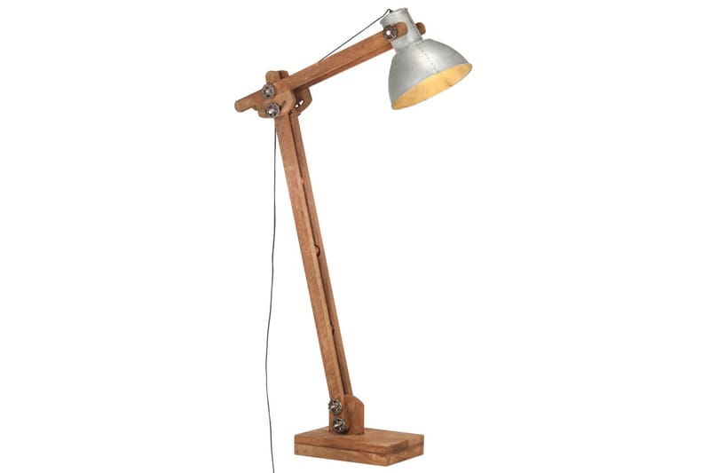 Gulvlampe sølv heltre mango E27 - Silver - Belysning - Innendørsbelysning & Lamper - Gulvlampe