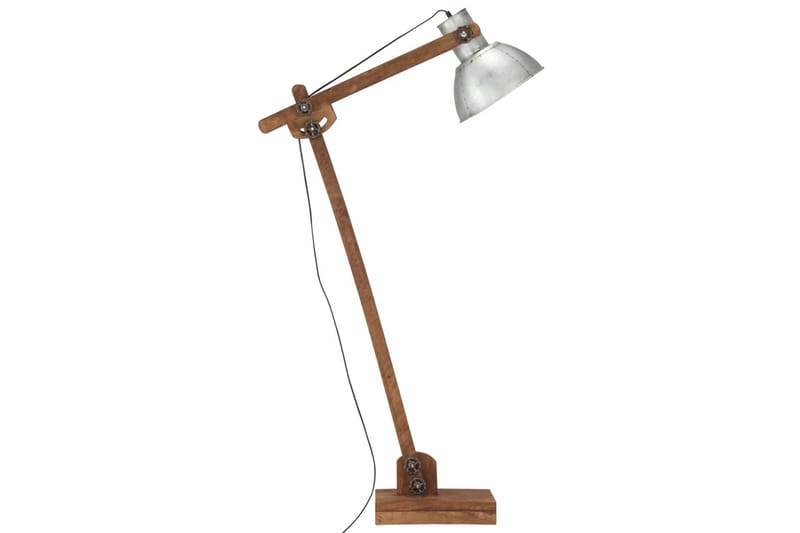 Gulvlampe sølv heltre mango E27 - Silver - Belysning - Innendørsbelysning & Lamper - Gulvlampe