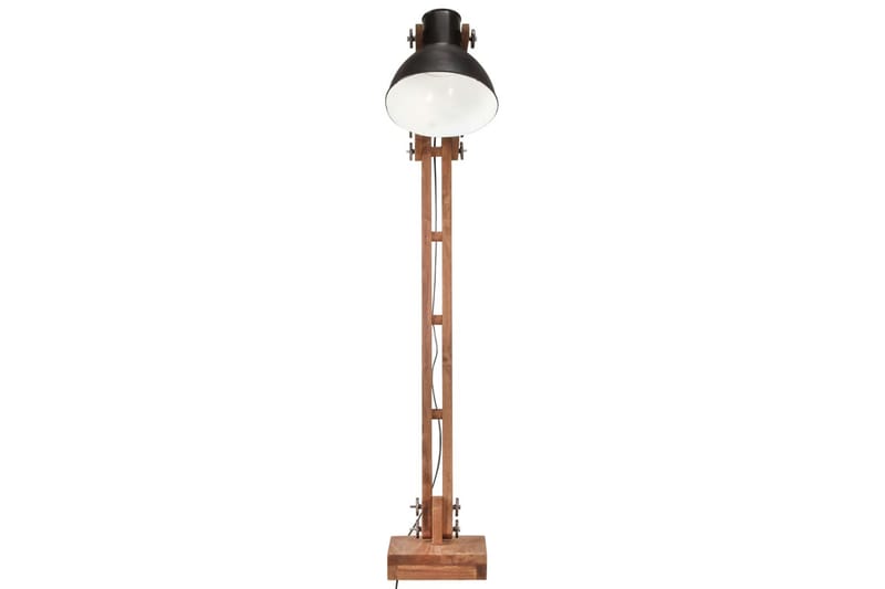 Gulvlampe svart heltre mango E27 - Svart - Soveromslampe - Stuelampe - Gulvlampe