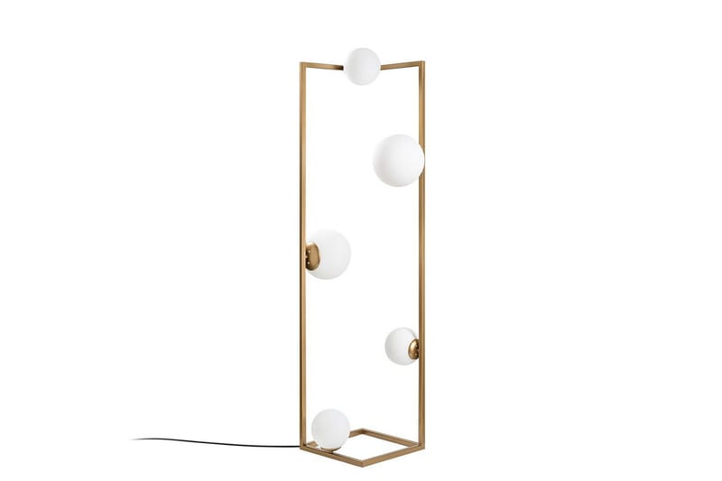 Gulvlampe Hjørne Gull, Gull