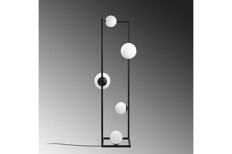 Gulvlampe Hjørne Svart - Svart - Belysning - Innendørsbelysning & Lamper - Soveromslampe