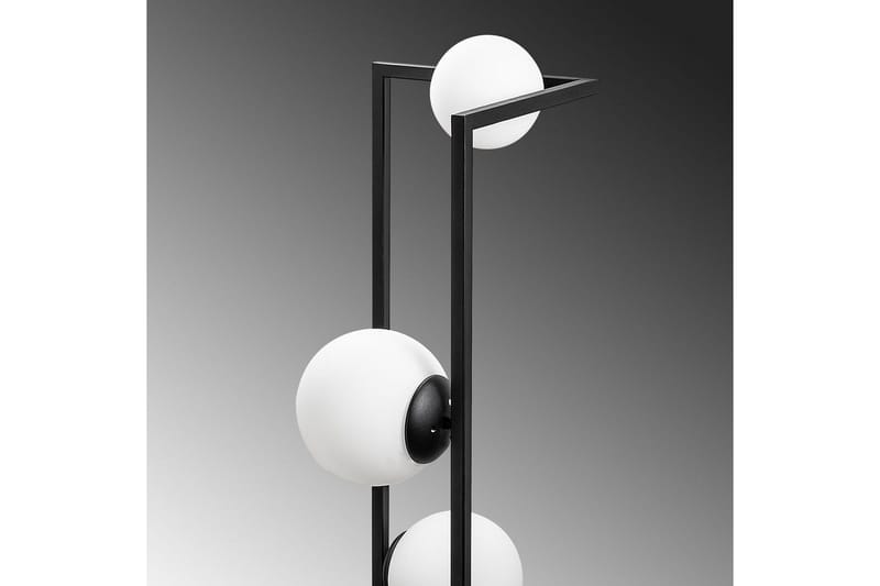 Gulvlampe Hjørne Svart - Svart - Belysning - Innendørsbelysning & Lamper - Soveromslampe