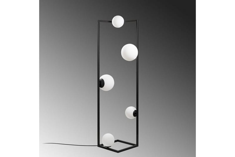 Gulvlampe Hjørne Svart - Svart - Belysning - Innendørsbelysning & Lamper - Soveromslampe