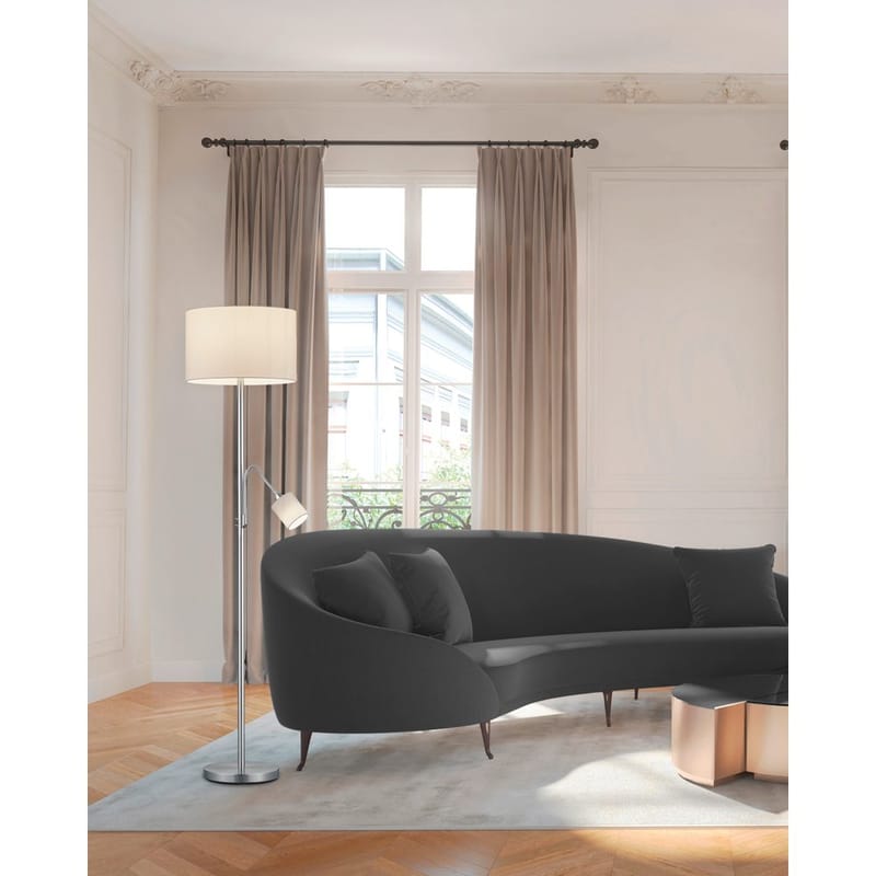 Gulvlampe Hotel - Hvit - Belysning - Innendørsbelysning & Lamper - Soveromslampe