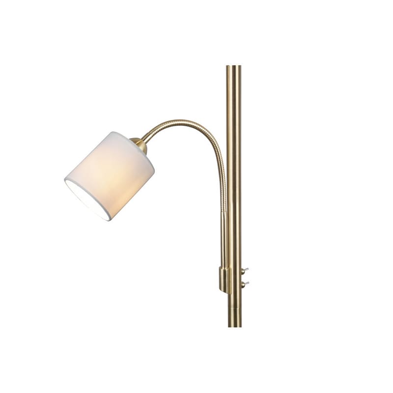 Gulvlampe Hotel - Matt messing - Belysning - Innendørsbelysning & Lamper - Soveromslampe