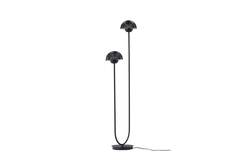 Lyckorna gulvlampe 120 cm - Svart - Belysning - Innendørsbelysning & Lamper - Gulvlampe - Toarmet gulvlampe