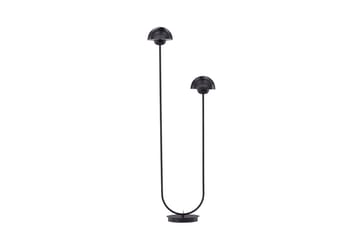 Lyckorna gulvlampe 120 cm - Svart - Belysning - Innendørsbelysning & Lamper - Gulvlampe - Toarmet gulvlampe