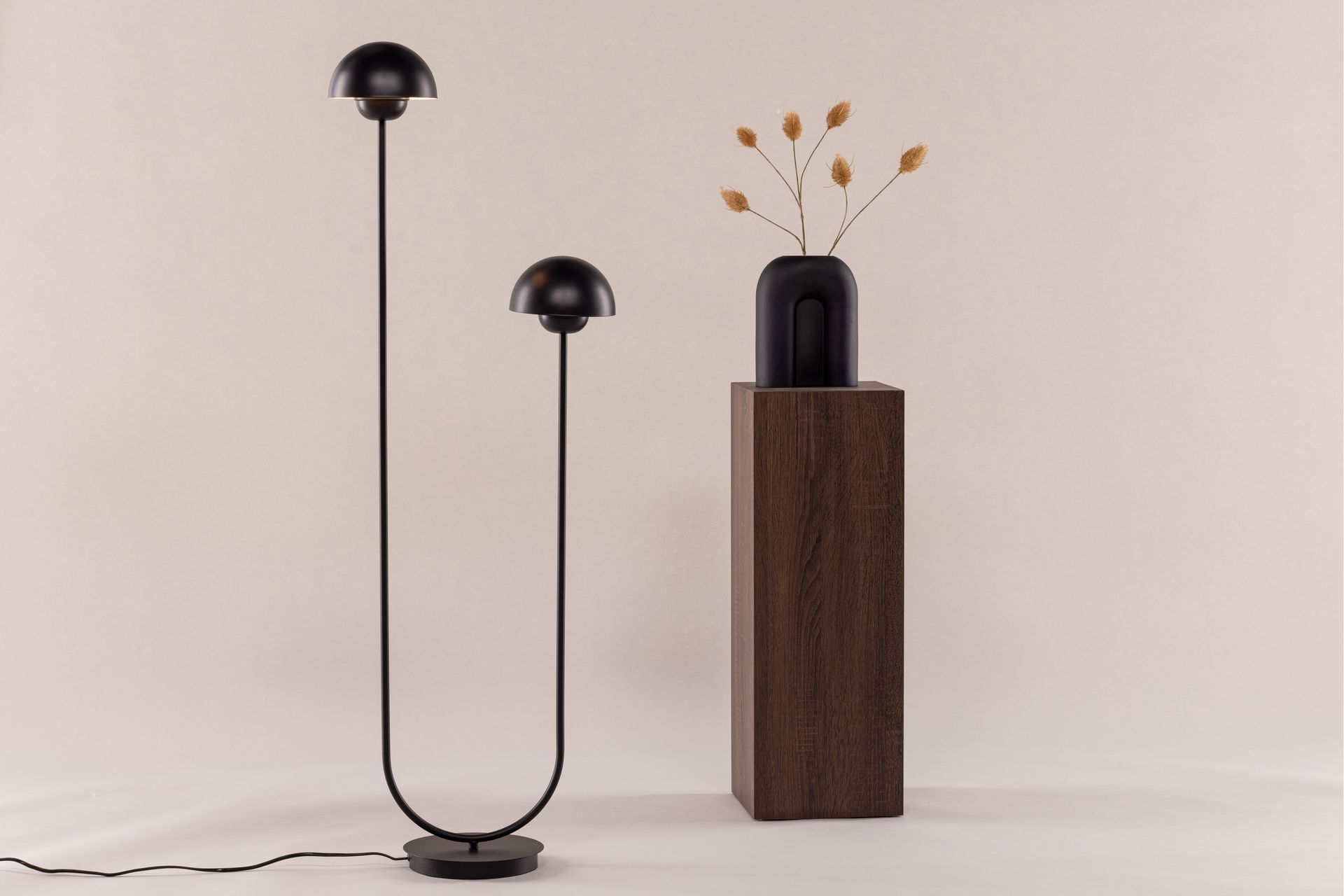 Lyckorna Gulvlampe 120 cm - Svart - Belysning - Innend�ørsbelysning & Lamper - Gulvlampe