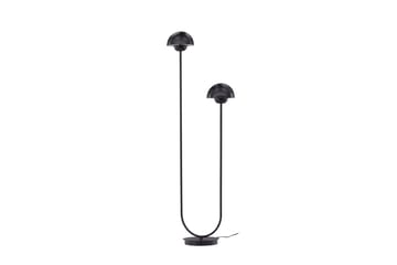 Lyckorna gulvlampe 120 cm - Svart - Belysning - Innendørsbelysning & Lamper - Gulvlampe - Toarmet gulvlampe