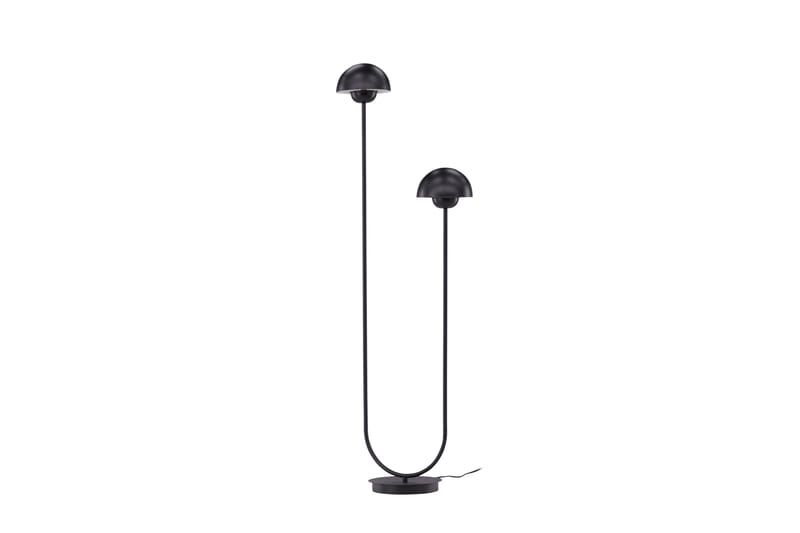 Lyckorna gulvlampe 120 cm - Svart - Belysning - Innendørsbelysning & Lamper - Gulvlampe - Toarmet gulvlampe