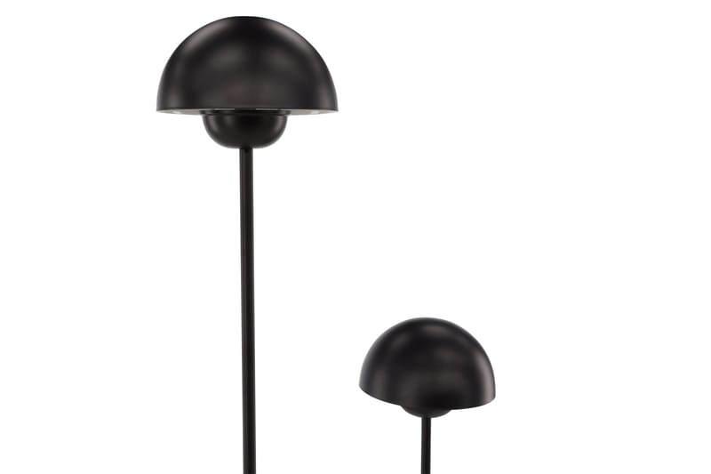 Lyckorna gulvlampe 120 cm - Svart - Belysning - Innendørsbelysning & Lamper - Gulvlampe - Toarmet gulvlampe