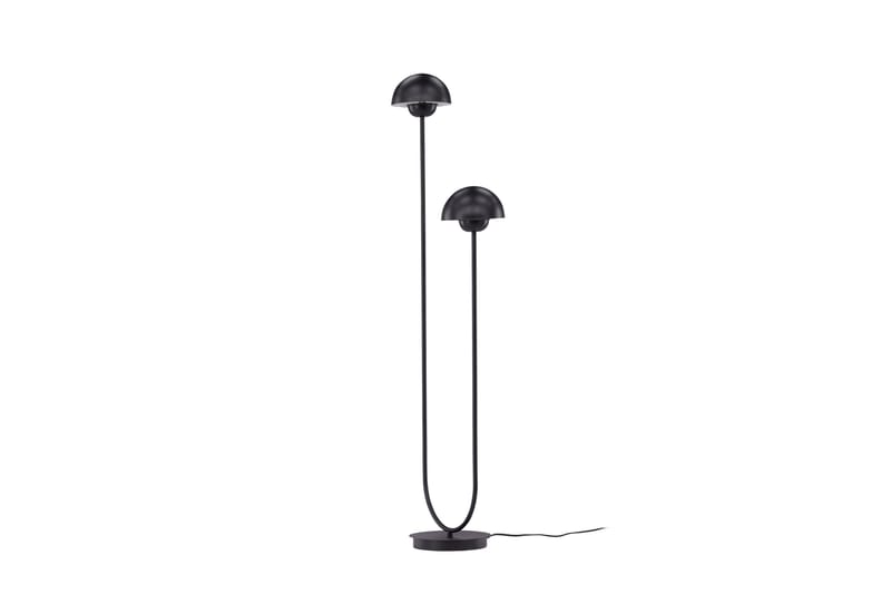 Lyckorna gulvlampe 120 cm - Svart - Belysning - Innendørsbelysning & Lamper - Gulvlampe - Toarmet gulvlampe