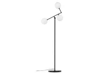 Marsan Gulvlampe 160 cm - Svart - Belysning - Innendørsbelysning & Lamper - Gulvlampe - Trearmet gulvlampe