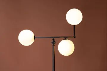 Marsan Gulvlampe 160 cm - Svart - Belysning - Innendørsbelysning & Lamper - Gulvlampe - Trearmet gulvlampe