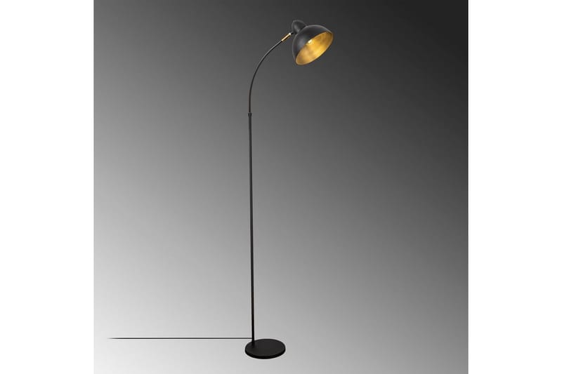 Gulvlampe Masatsune Svart / Antikk - Svart / Antikk - Belysning - Innendørsbelysning & Lamper - Soveromslampe