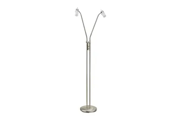 MAX LED Gulvlampe - Grå - Belysning - Innendørsbelysning & Lamper - Gulvlampe - Toarmet gulvlampe