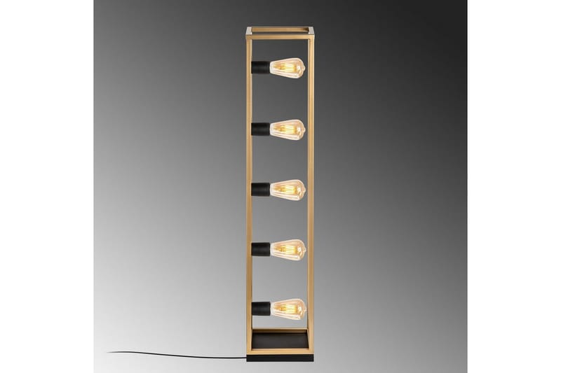 Gulvlampe Orika Gull - Gull - Belysning - Innendørsbelysning & Lamper - Soveromslampe