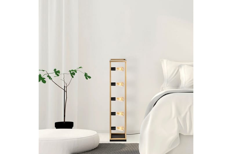 Gulvlampe Orika Gull - Gull - Belysning - Innendørsbelysning & Lamper - Soveromslampe