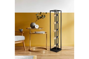 Gulvlampe Orika Svart - Svart - Belysning - Innendørsbelysning & Lamper - Soveromslampe