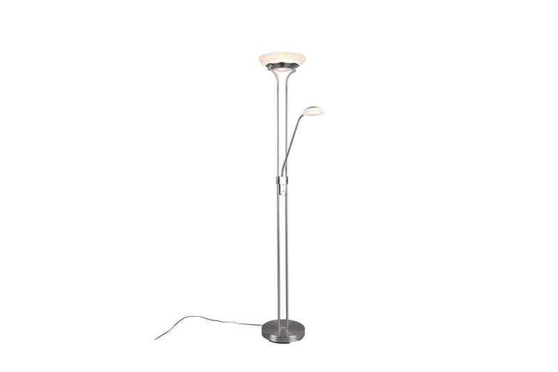 Gulvlampe Orson, Børstet stål