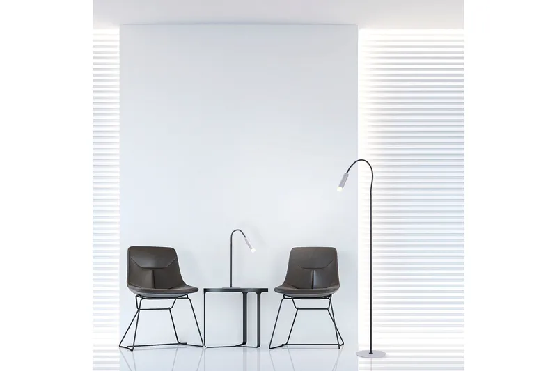 PURE-GEMIN gulvlampe - Grå - Belysning - Innendørsbelysning & Lamper - Gulvlampe