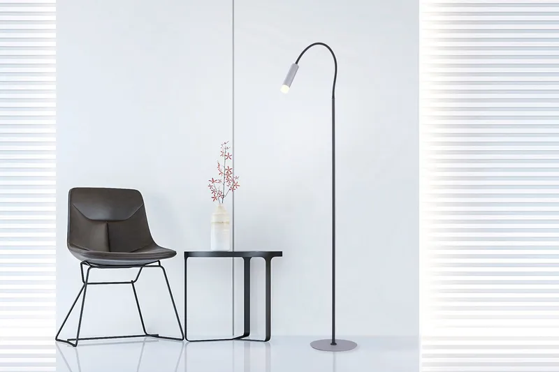 PURE-GEMIN gulvlampe - Grå - Belysning - Innendørsbelysning & Lamper - Gulvlampe