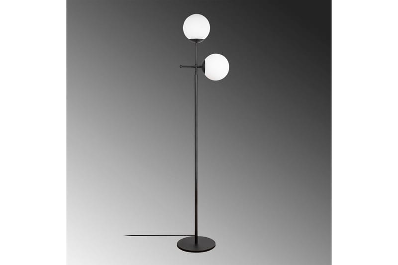 Gulvlampe Ranpal Svart - Svart - Belysning - Innendørsbelysning & Lamper - Soveromslampe