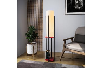 Gulvlampe Ratmompe (Hyllehøyde: 60 cm) Svart / Rød