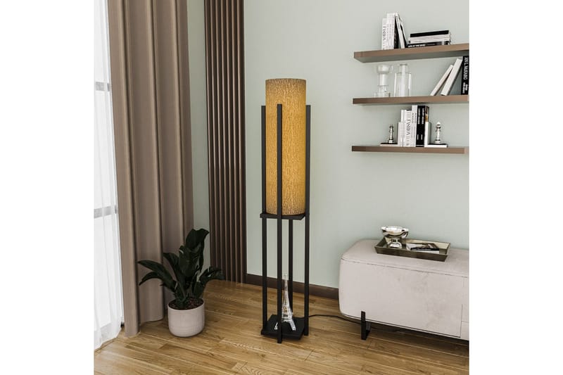 Gulvlampe Ratmompe (Hyllehøyde: 60 cm) Svart - Svart - Belysning - Innendørsbelysning & Lamper - Soveromslampe