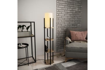 Gulvlampe Ratmompe Lumi (Hyllehøyde: 29 cm) Svart / Gull - Svart / Gull - Belysning - Innendørsbelysning & Lamper - Soveromslampe
