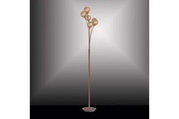 Sheree Gulvlampe - Oransje/Kobber - Belysning - Innendørsbelysning & Lamper - Gulvlampe - Femarmet gulvlampe