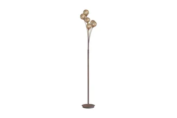 Sheree Gulvlampe - Oransje/Kobber - Belysning - Innendørsbelysning & Lamper - Gulvlampe - Femarmet gulvlampe