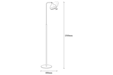 Gulvlampe Soodx Svart / Kobber - Kobber/Svart - Belysning - Innendørsbelysning & Lamper - Soveromslampe