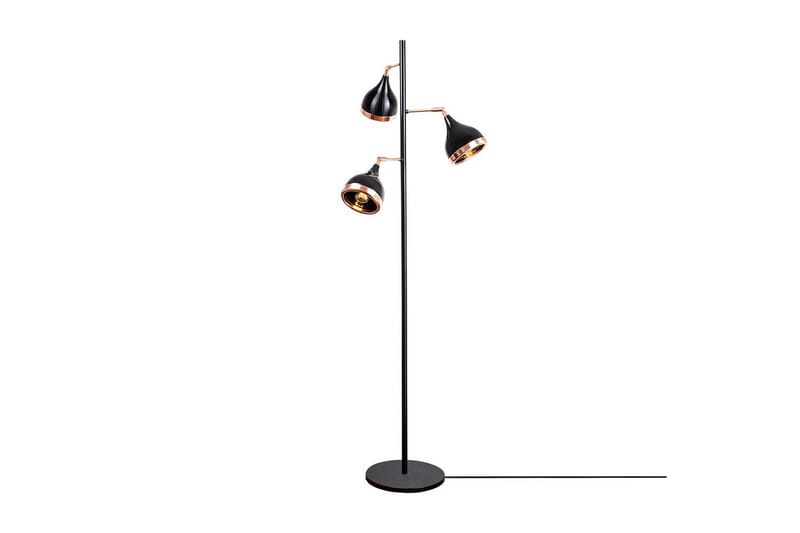 Gulvlampe Soodx Svart / Kobber - Kobber/Svart - Belysning - Innendørsbelysning & Lamper - Soveromslampe