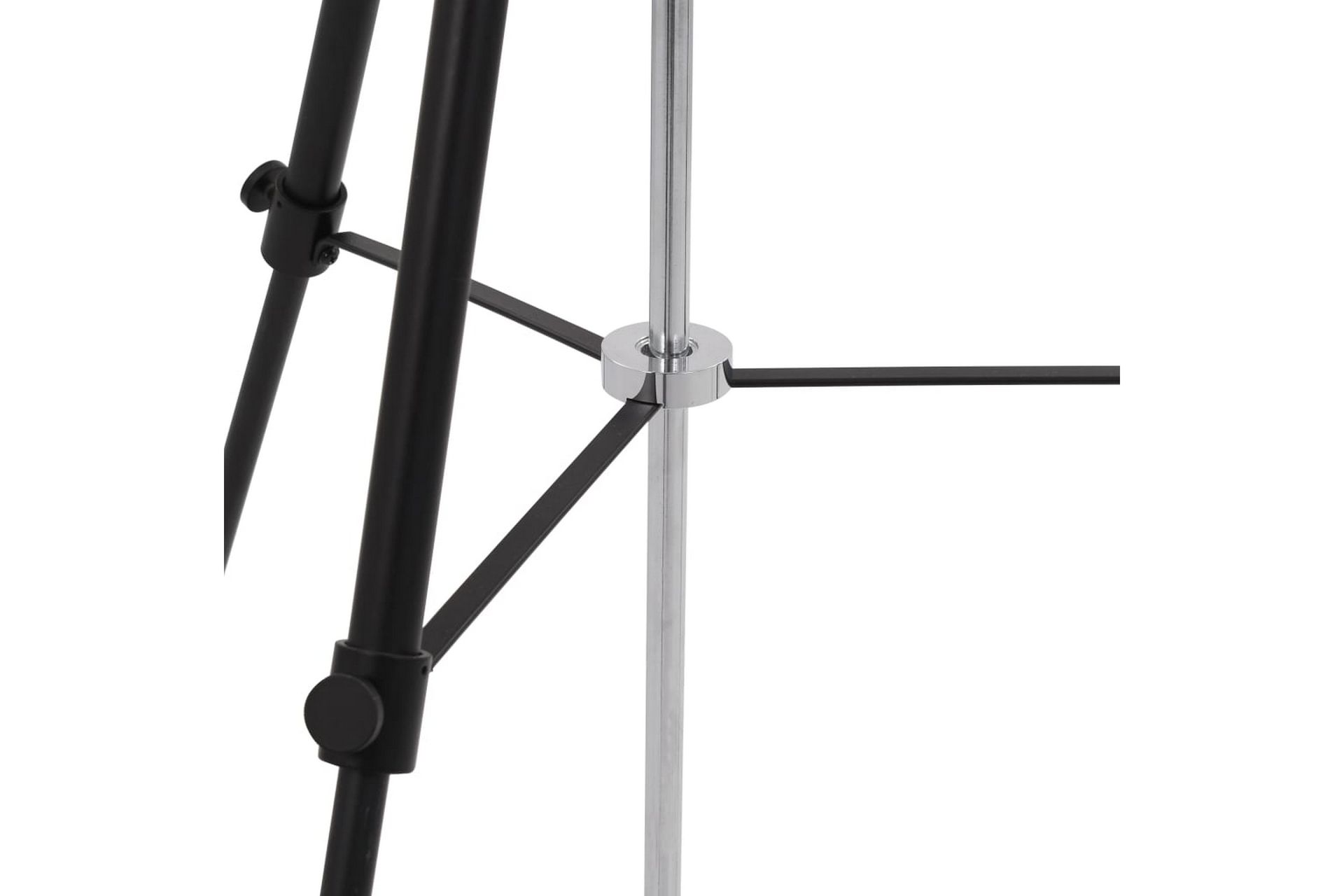Stående lampe E27 svart og gull 51 cm - Svart - Belysning - Innendørsbelysning & Lamper - Gulvlampe