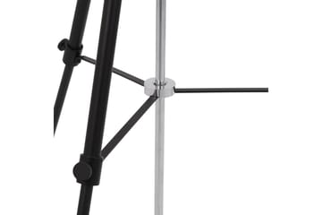 Stående lampe E27 svart og gull 51 cm - Svart - Belysning - Innendørsbelysning & Lamper - Gulvlampe